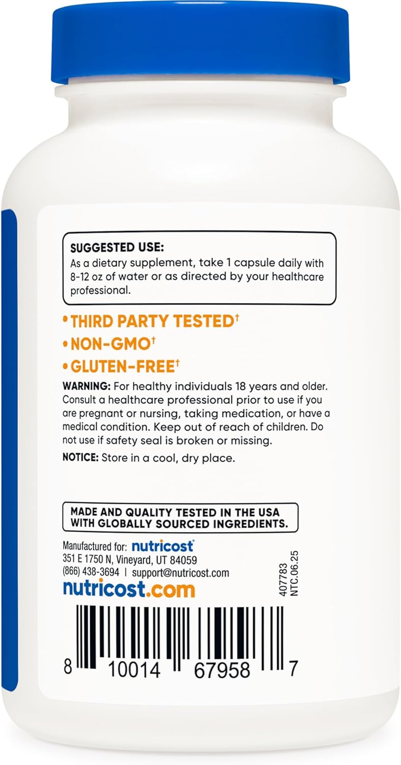 Nutricost Yohimbine HCl 5mg, 240 Capsules (2 Bottles) - Extra Strength - Gluten Free & Non-GMO