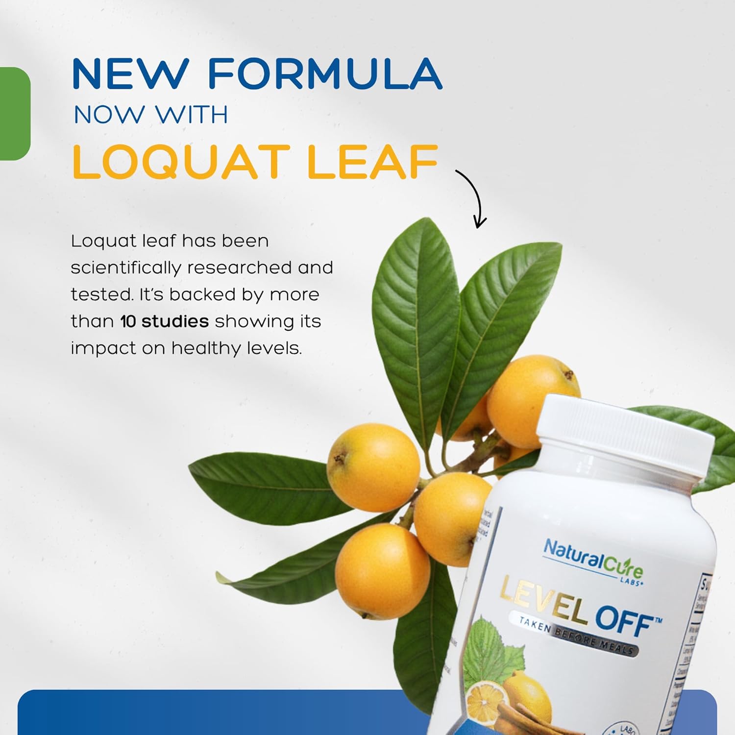 Natural Cure Labs Level Off Anti Spike Formula Glucose Supplement – Capsules for Metabolic Health, Helps Moderate Glucose Spikes, Vegan, Non-GMO, Gluten Free (240 Count (Pack of 2))