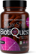 Sugar Shift Probiotics, 22 Billion CFU, Non-GMO and Gluten Free, 60 Capsules