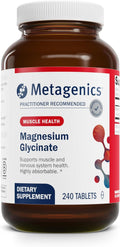 Metagenics Magnesium Glycinate - Highly Absorbable - Support for Sleep, Stress Relief, Muscle, Bone, Heart & Nerve Health - Gluten-Free - Non-GMO - Vegetarian - 240 Tablets
