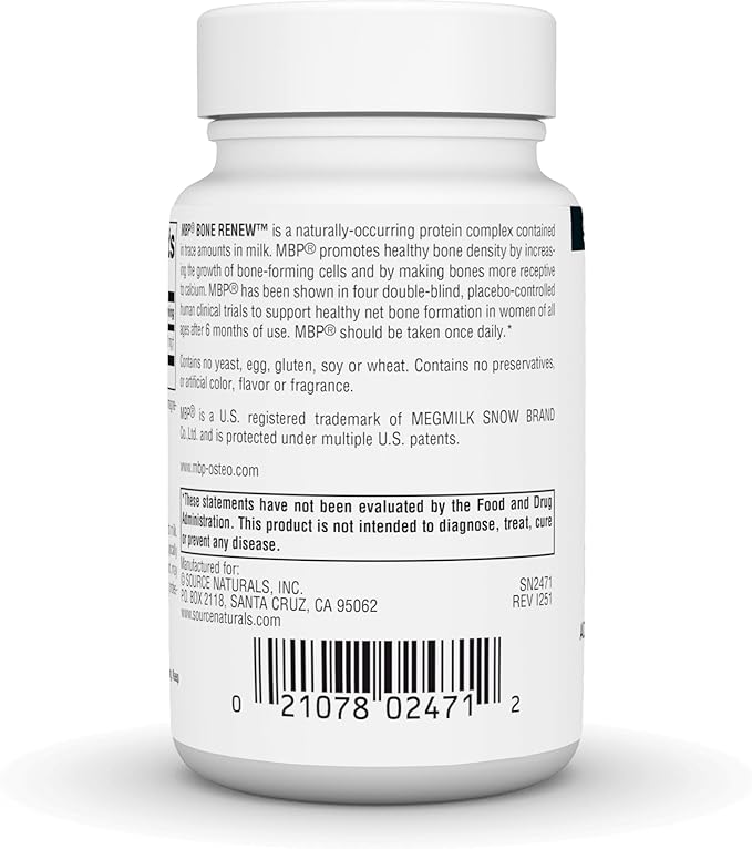 Source Naturals MBP Bone Renew - Advanced Bone Density Support* - 30 Capsules