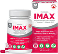 IMAX 150 mg Iron Supplement, 250 mg VIT C, 1000 mcg VIT B12, 30 Capsules, Treatment for Iron Deficiency Anemia, Once Daily Dosing