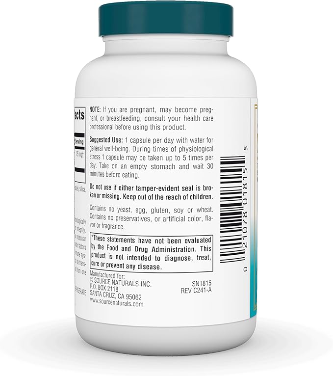 Source Naturals Wellness Transfer Factor, Supports Immune System Response* 125mg - 30 Capsules