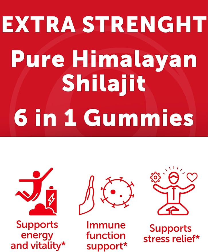 Lunakai USA Made Creatine & Shilajit Gummies Bundle – Recovery & Wellness Support – 60 Non-GMO Gummies Each