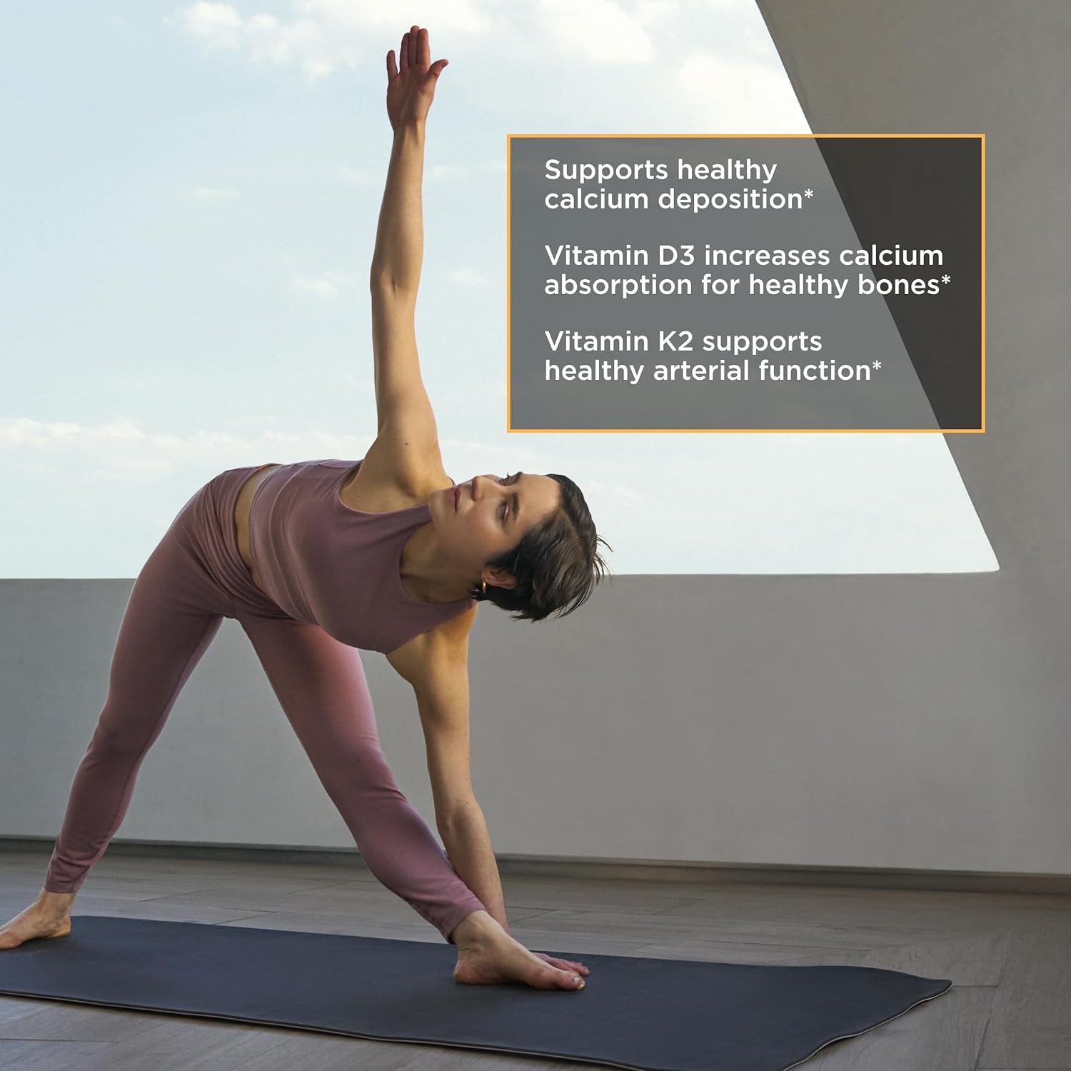 Integrative Therapeutics K2 + D3 - Supplement for Heart Health & Bone Strength* - Daily Vitamins for Calcium Absorption - Supports Vitality - Dairy-Free & Gluten-Free - 60 Count (60 Servings)