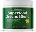 ColonBroom Superfood Greens Powder Supplement | Super Greens Juice Powder with Probiotics, Prebiotics, Spirulina & Chlorella | Natural for Energy, Immunity, Digestion & Detox Support | 28 Servings