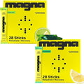 MAGNA Electrolytes Powder Drink Mix Bundle – Lemon Lime & Mint Lemonade Flavors, 56 Servings | Hydration, Energy & Focus Support with Magnesium L-Threonate, Sodium, Potassium, Vitamin D, B6 & B12