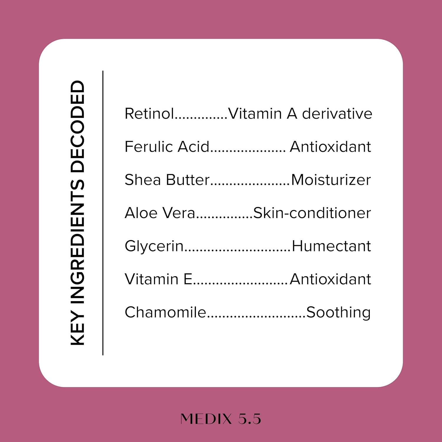 Medix 5.5 Retinol Body Lotion Firming Moisturizer | Crepey Skincare Treatment | Retinol Body Cream | Anti Aging Firming Cream For Women Targets Look Of Crepe Skin, Wrinkles, & Sagging Skin, 15 Fl Oz