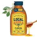 Local Hive Florida Raw & Unfiltered – 16 oz | 100% Pure U.S. Honey | Natural Sweetener Sourced from American Bees & Beekeepers | Medium-Bodied with a Hint of Spice | Ideal for Tea, Baking & Cooking