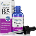 HoneyCombs Vitamin B5 Pantothenic Acid Supplement Liquid Drops - High Potency Vitamin B5 for Men & Women - Maintain Healthy Hormones, Immune System, Hair, Skin, Nails - Vegan Liquid Vitamins (1 Fl oz)