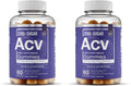 Essential Elements Zero-Sugar ACV Apple Cider Vinegar Gummies from “The Mother” - Naturally-Sourced, Vegan ACV Gummies with Chromium 60 Count (2-Pack)