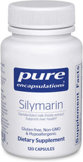 Pure Encapsulations Silymarin - 250 mg Milk Thistle Per Capsule - Liver Health Support - Antioxidants Supplement - Non-GMO & Vegan - 120 Capsules