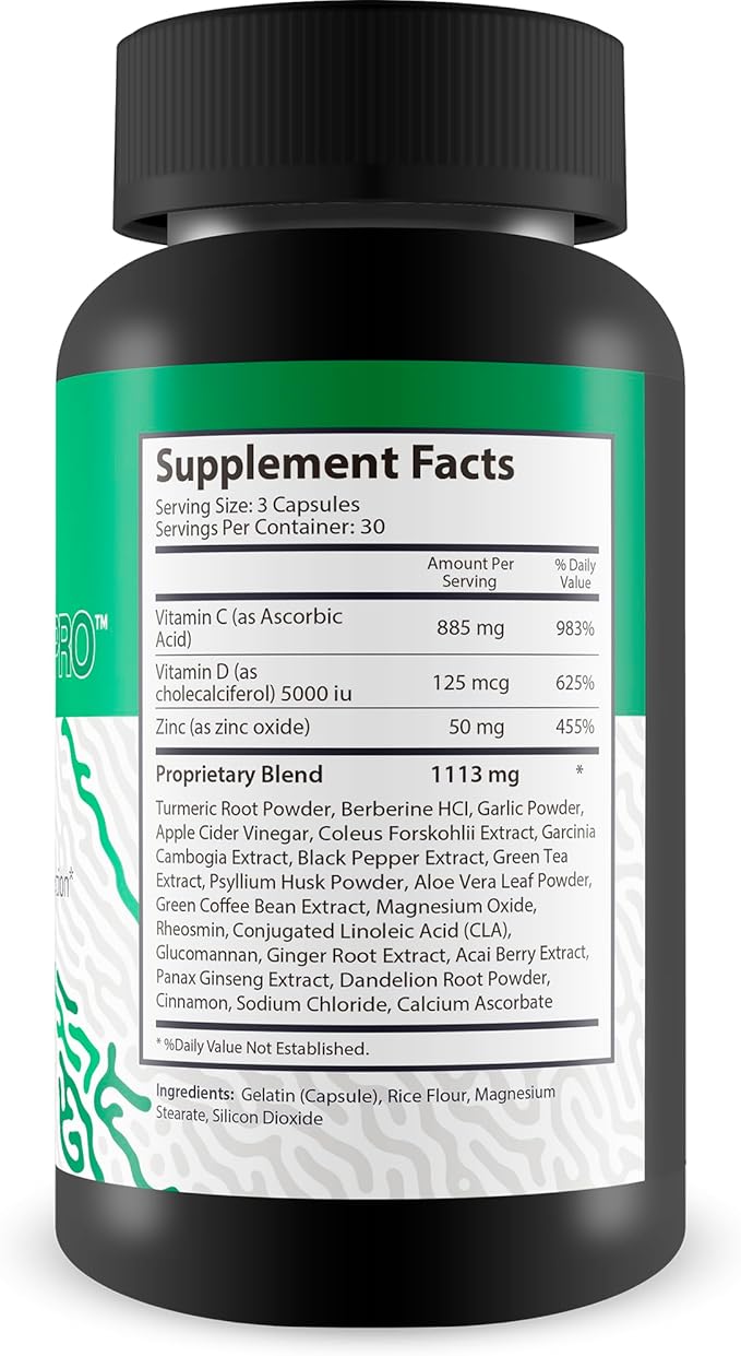 GI Revitalize Pro - Gut Health Supplements for Gastrointestinal Health Support - Promote Improved Digestion, Nutrient Absorption, & Regularity - Vitamin D & Psyllium - Bonus Immune Support Benefits