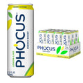 PHOCUS Caffeinated Sparkling Water, Lemon Lime, 75mg Natural Caffeine Plus L-Theanine, Zero Sugar, Zero Calories, No Artificial Sweeteners, 11.5 fl oz Cans (Pack of 12)