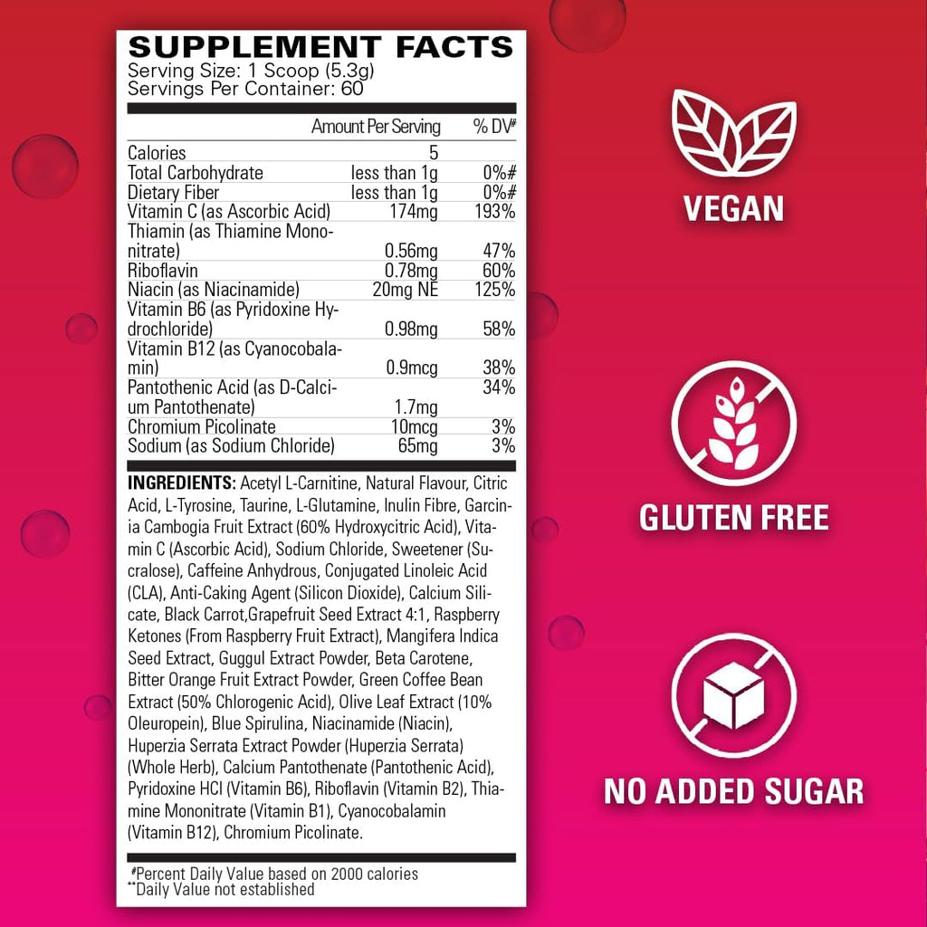 EHP Labs OxyShred Thermogenic Fat Burner - Pre-Workout Powder with L-Glutamine, Acetyl L-Carnitine, Metabolism Booster, Weight Loss, Appetite Control, Energy Drink, Dr. Soda Pop, 60 Servings