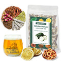ZenVitality Oil Cleansing Tea Supports Fat Metabolism|Cholesterol Health|Digestive Health Winter Melon Lotus Leaf Tea with Chrysanthemum|Rose|Lemon|Cassia Seed|Hawthorn|Orange Peel|Buckwheat 10g*25Bag