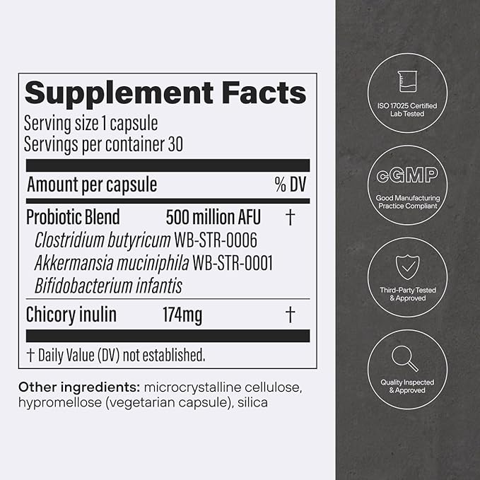Pendulum GLP-1 Probiotic – Supports Appetite Control and Reduced Cravings, Naturally | Improves Regularity & Gut Health with Akkermansia & Other Strains (30 Capsules)