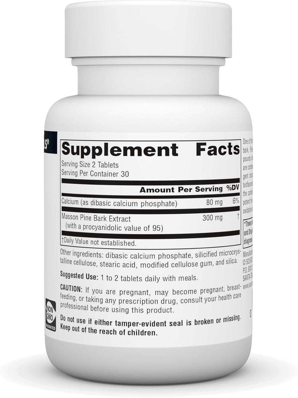 Source Naturals - Pine Bark Extract 150mg - 60 Tablets - Multi System Antioxidant*