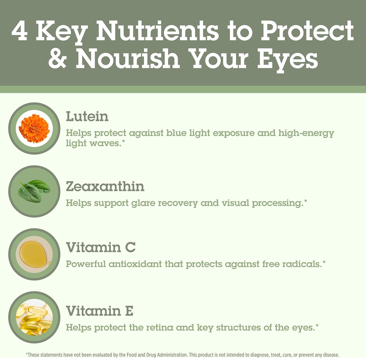 Quantum Health See Lutein+ Eye Care Supplement Helps Support Overall Eye Health As You Age - Lutein 20mg Zeaxanthin Plus Vitamins C & E Daily Nutrition for Women & Men - 30 Softgels