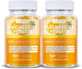 Magnesium Glycinate Gummies 1000mg, High Absorption Sugar Free Magnesium Potassium Supplement for Relaxation, Stress Relief, and Sleep Support for Adults & Kids - 180 Mango Pineapple Gummies