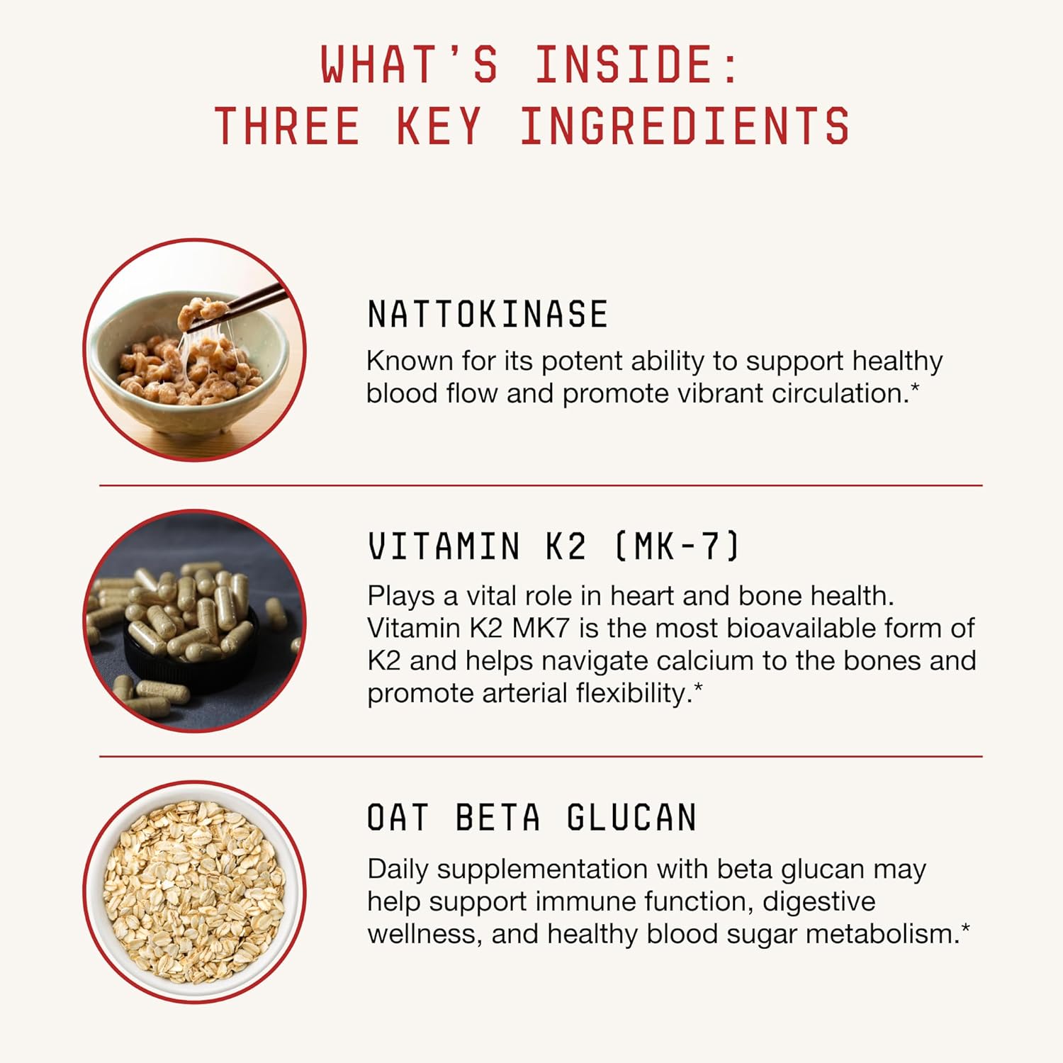 Toku Flow, Functional Daily Powder with 10,800 FU Soy-Free Nattokinase, Vitamin K2 MK7 & Oat Beta Glucan, Plant-Based Formula, Chocolate Flavor, 30 Packets
