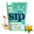 Sip Herbals Dirty Chai Roast Coffee Alternative Loose Leaf - Caffeine-Free Blend with Dandelion Root, Chicory, Cinnamon Clove - Rich Spiced Aroma & Balanced Flavor, As Seen on Shark Tank - 30 Servings