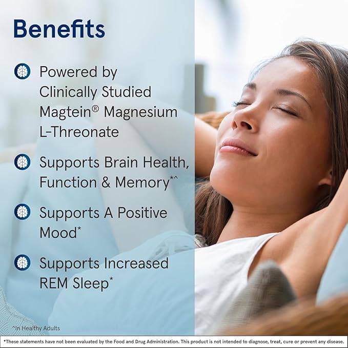 Jarrow Formulas MagMind - 90 Capsules - Includes Magnesium L-Threonate (Magtein) - Supports Brain Health & Function - 30 Servings (Pack of 2)