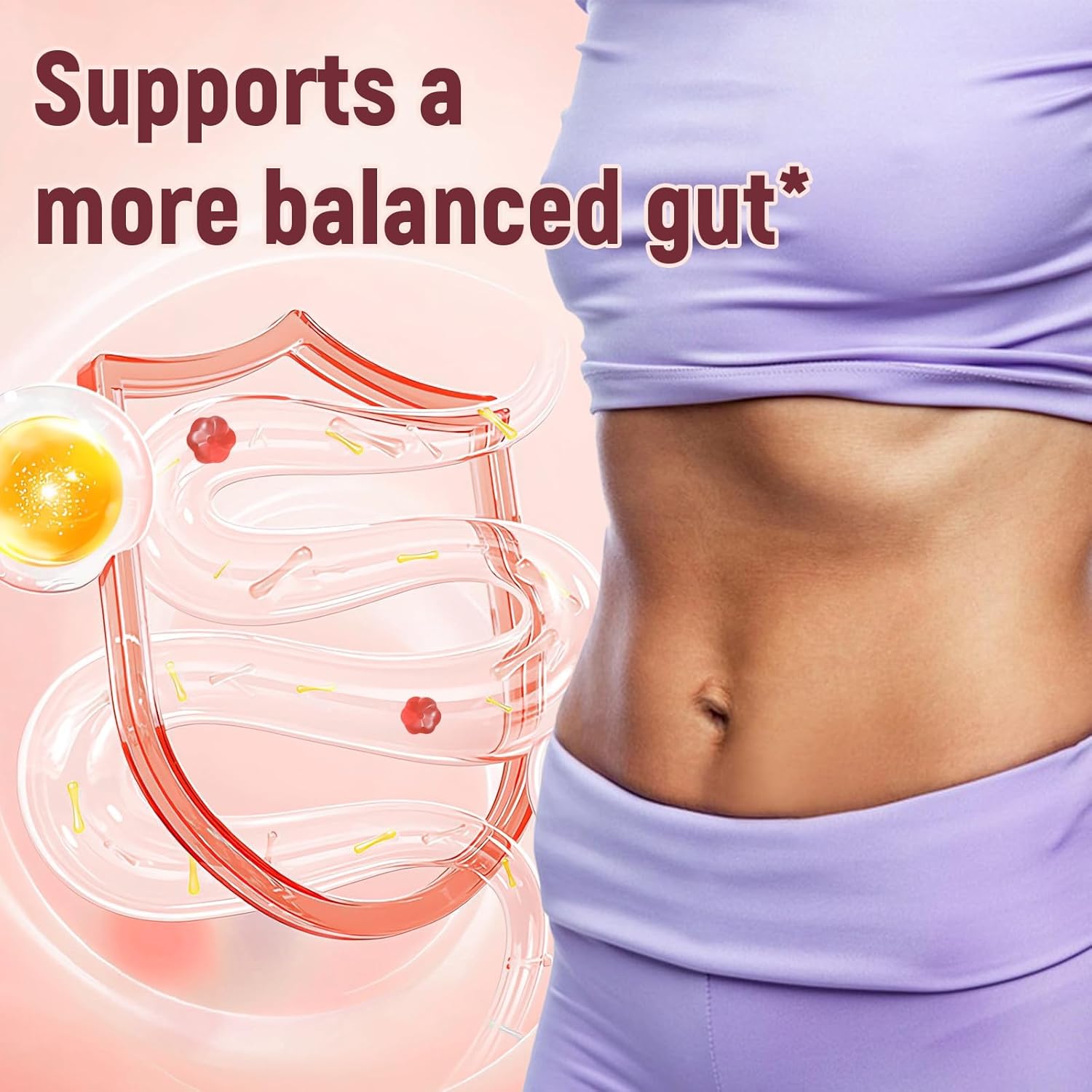 Fiber Gummies with Probiotics,10G Fiber per Serving No Sugar Added Apple Flavor, with 10 Billion CFU Probiotics Blend, Apple Cider Vinegar, Vitamin C, Inulin, Bloating Support 90 Count