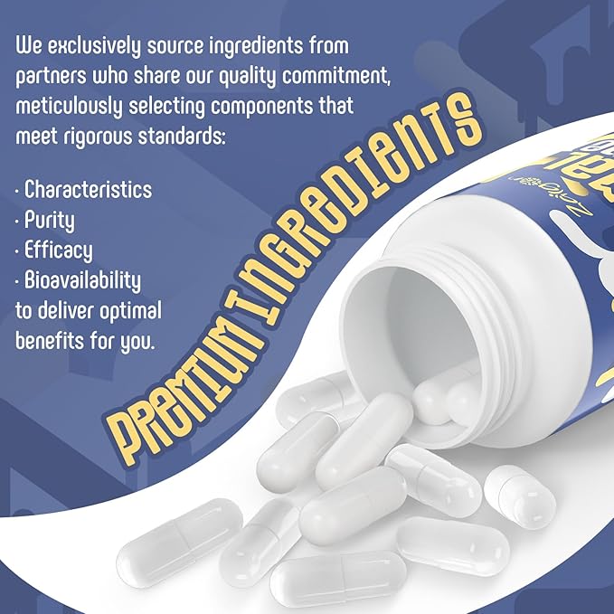 Zaigon Benfotiamine Thiamine Vitamin B1 Supplement, 600mg Liposomal Fat Soluble VIT B1 with Alpha-Lipoic Acid for Men & Women, Energy Boost, Glucose Metabolism & Nerve Support (240 Vegan Capsules)