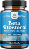 Natures Craft Plant Sterols Complex with Beta Sitosterol - 500mg Beta-Sitosterol Sterols and Stanols Supplement for Prostate Support - Prostate Health Supplement for Men - 60 Tablets