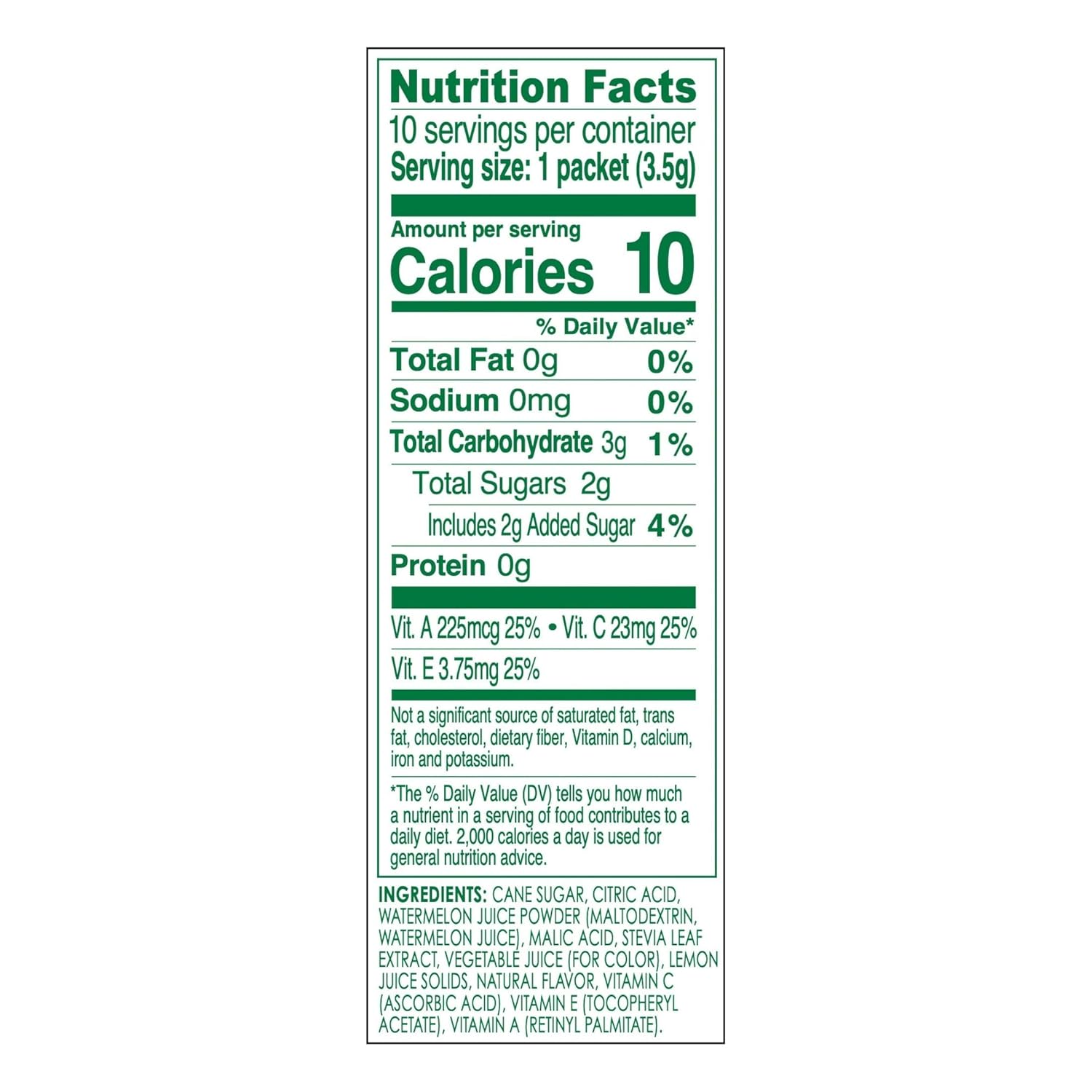 TRUE LEMON KIDS Wild Watermelon (10 Packets) - Hydration for Kids - No Preservatives, No Artificial Flavors & Sweeteners - Low Sugar Water Flavoring - Juice Powdered Drink Mix