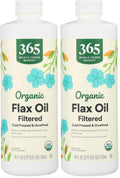 365 by Whole Foods Market, Flax Oil Filtered Organic, 24 Fl Oz (Pack of 2)