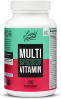 LIVELY VITAMIN CO. Multivitamin - 37 Vitamins Minerals and Extracts - Energy - Memory - Immune Function - Heart- Brain - Focus - Mood - Antioxidants - Dairy Gluten Soy Free - 120 Vegetarian Capsules