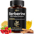 Premium Berberine Supplement Supports AMPK Metabolic, Liposomal Berberine with Ceylon Cinnamon - Classic 1500mg Formula for Healthy Metabolism & Weigh*t - 3X Absorption - Vegan, Non-GMO, 120 Count