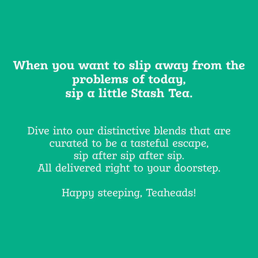 Stash Tea Peppermint Herbal Tea, Box of 100 Tea Bags
