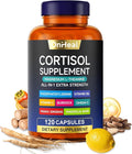 Cortisol Reducer, Cortisol Supplements for Women/Men, Natural Manager Supplement, Daily Relaxation Support for Stressful Days & Post-Workout Recovery, Stress Relief, Mood, Calm & Restful Sleep