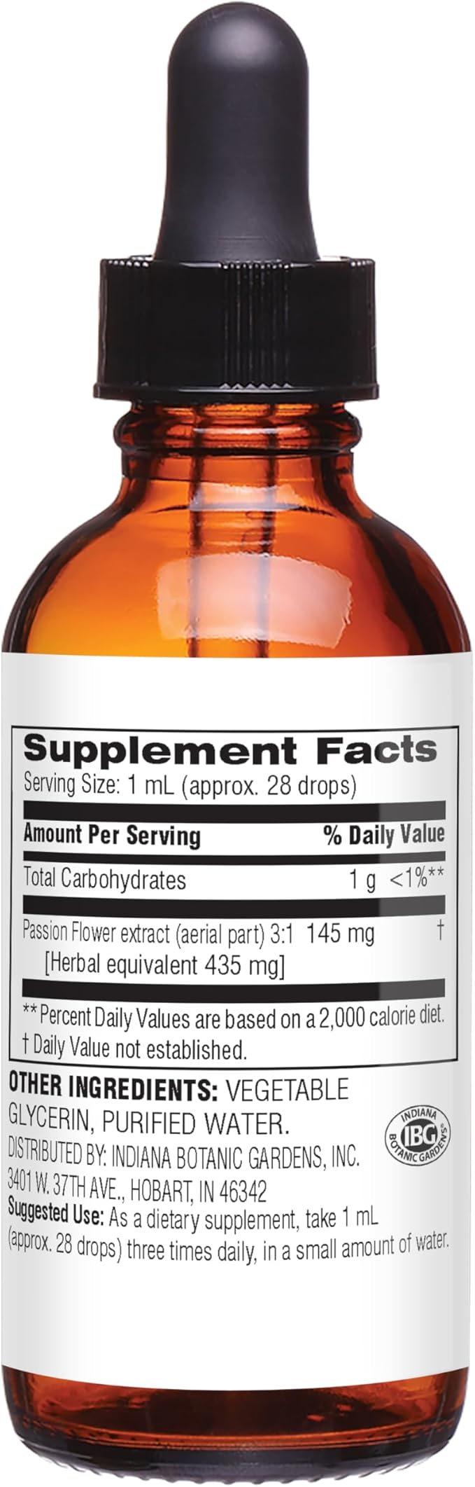 Botanic Choice Passion Flower Liquid Extract - Alcohol-Free Herbal Supplement, Traditional Support for Relaxation - 1 Fl. Oz 2 Pack