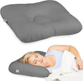 Core Products D-Core Cervical Neck Pillow - Extra Firm Orthopedic Support for Neck Discomfort, Back Sleepers, Dual Neck Rolls, Cervical Alignment, Midsize, Assembled in USA