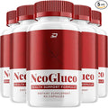 NeoGluco Capsules – Neo Gluco Natural Blend Daily Health Vitamins Supplement (5 Pack - 300 Capsules)