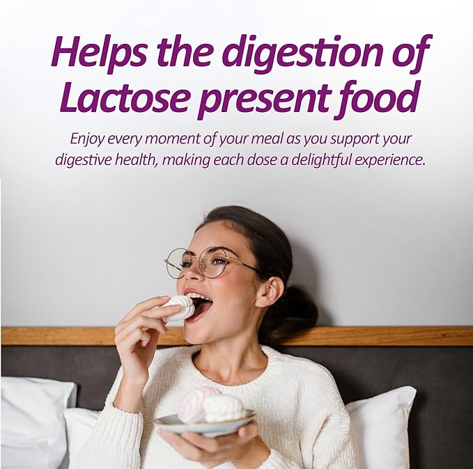 Lactase Enzyme 30 Tablets No Flavor - 9.000 FCC - Sensilatte – Quick Dissolution – Helps with Digestive Comfort – Prati Donaduzzi