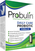 Probulin Daily Care Probiotic for Digestive and Immune Support - Doctor Formulated - 10 Billion CFU- 12 Probiotic Strains, 30 Capsules