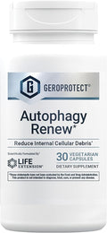 Life Extension GEROPROTECT® Autophagy Renew, Luteolin, piperlongumine, Cellular Health Support, Healthy Aging, Gluten-Free, Non-GMO, Vegetarian, 30 Capsules