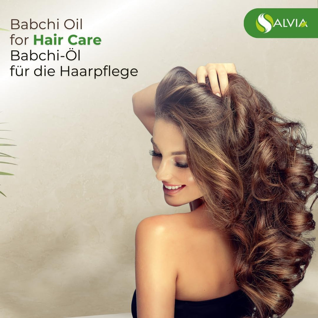 Babchi Oil (Psoralea Corylifolia) 100% Pure & Natural Undiluted Uncut Cold Pressed Carrier Oil | Use for Aromatherapy | Therapeutic Grade (15 ML with Dropper)