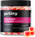 Calcium Citrate Filled Gummies, Extra Absorption Calcium Citrate 1000mg with Vitamin D3, K2 & Magnesium, Chewable Supplement for Bone, Muscle Health, 60 Count