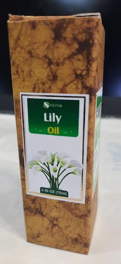 'Lily (Lilium Auratum) Essential Oil Pure and Natural Undiluted Uncut Oil | Use for Aromatherapy Scented Fragrance Oil | Therapeutic Grade (15 ML with Dropper)