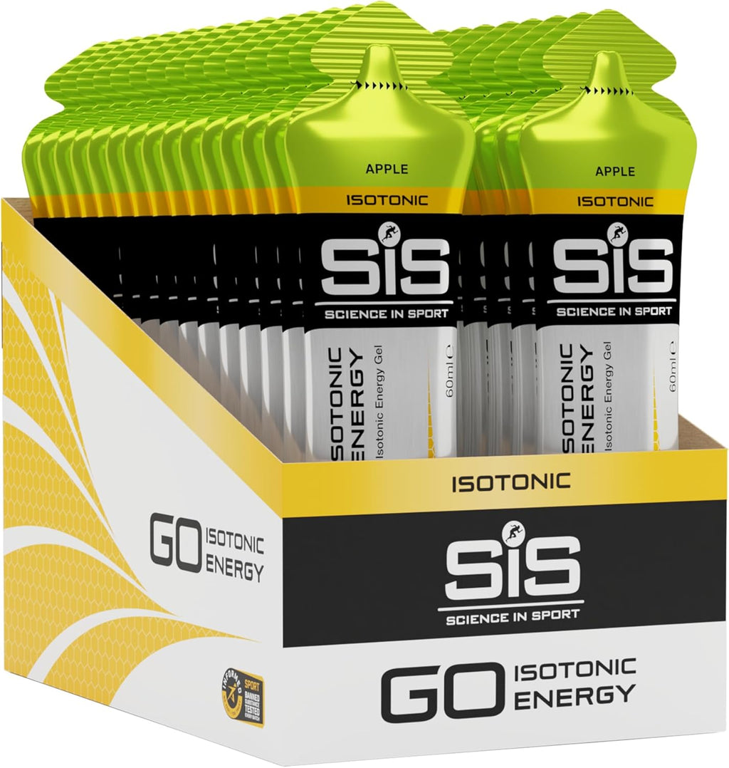 SIS Isotonic Energy Gels, 22g Fast Acting Carbohydrates, Performance & Endurance Sport Nutrition for Athletes, Energy Gels for Running, Cycling, Triathlon, Pineapple - 2 oz - 30 Pack
