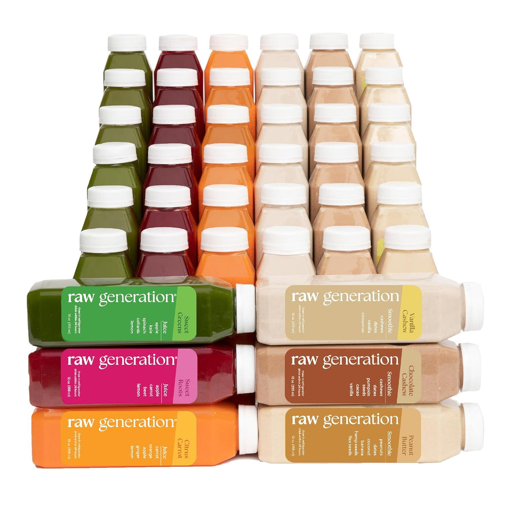 Raw Generation 7-Day Protein Cleanse – High Protein Juice Cleanse with Dairy and Soy-Free Protein Smoothies/Gets Results Quickly While Energizing Your Workouts/Jumpstart a Healthier Diet