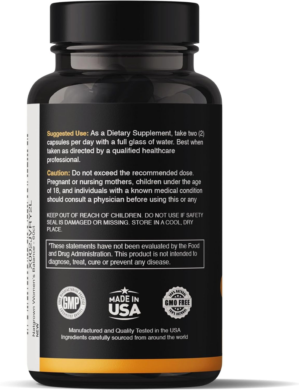 Natgrown Horny Goat Weed and Maca Root Extract Supplement for Men & Women (Epimedium Extract, Hornygoatweed) Vegan Capsules - 60 Ct