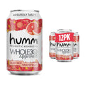 Humm Whole30 Approved Kombucha, Ruby Red Grapefruit, Organic, Vegan & GMO Free (12 Pack)