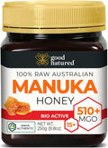 Good Natured Manuka Honey (MGO 510+) - High Grade Raw Manuka Honey Medical Grade, Non-GMO, Lab-Tested & AMHA Certified, BPA-free, 8.8 oz